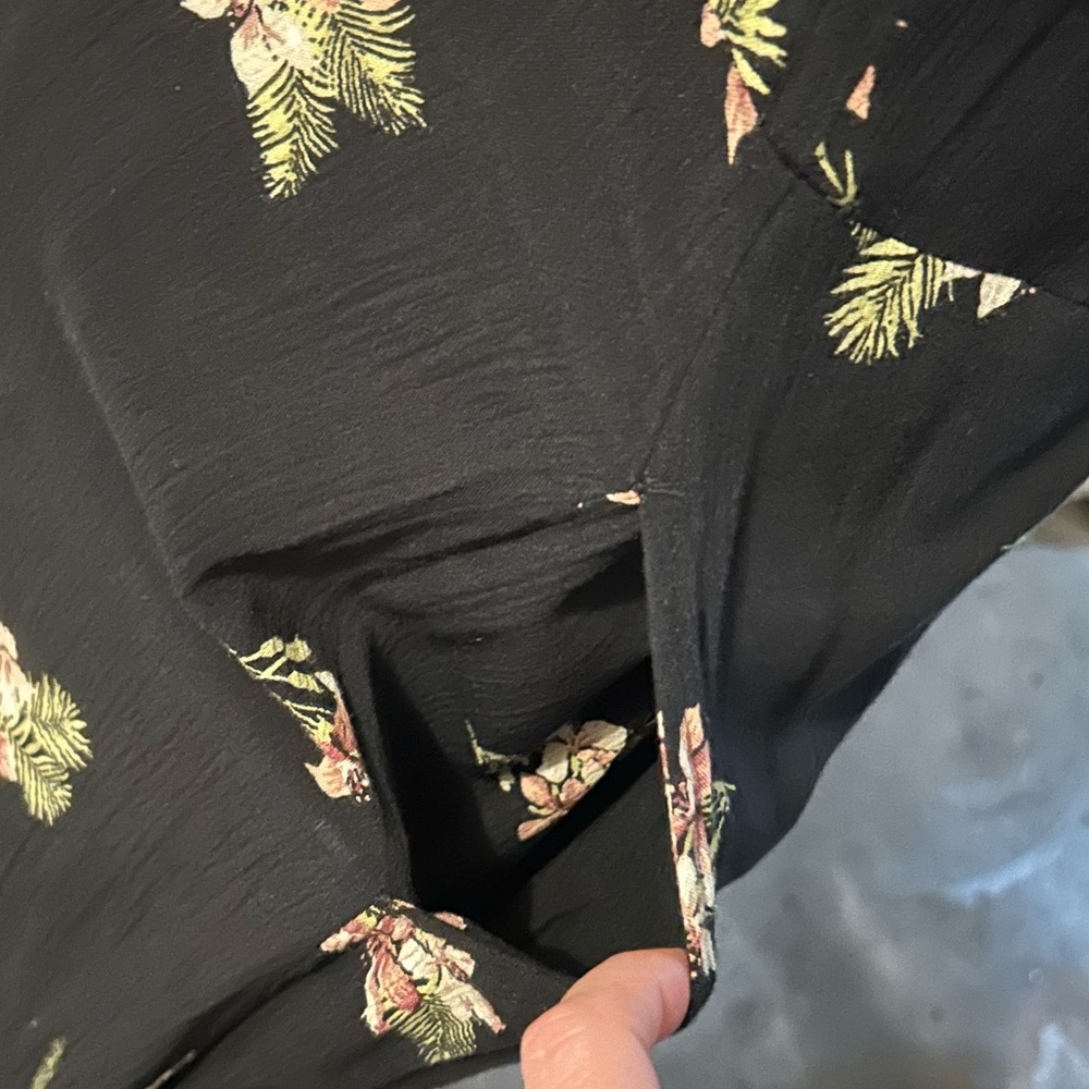 Volcom Black Floral Mini Dress - Picture 6 of 16